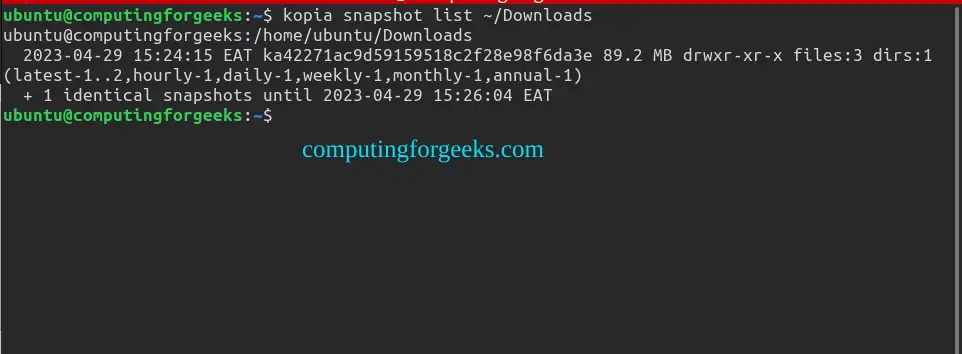 How To Backup Linux and Windows Systems using Kopia 19 Backup Your Linux and Windows Systems using Kopia 17