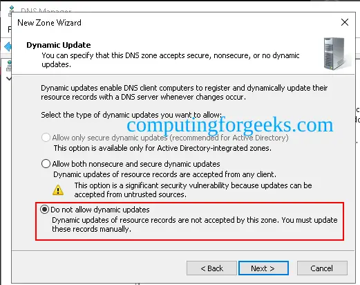 Install and Configure DNS Server on Windows Server 2022 13 Configure DNS Server on Windows Server 2022 11