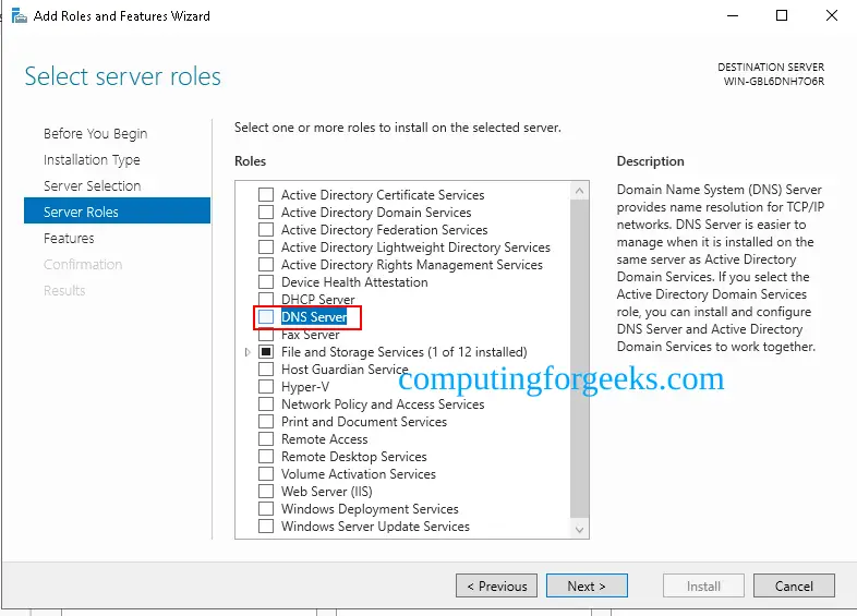 Install and Configure DNS Server on Windows Server 2022 4 Configure DNS Server on Windows Server 2022 3