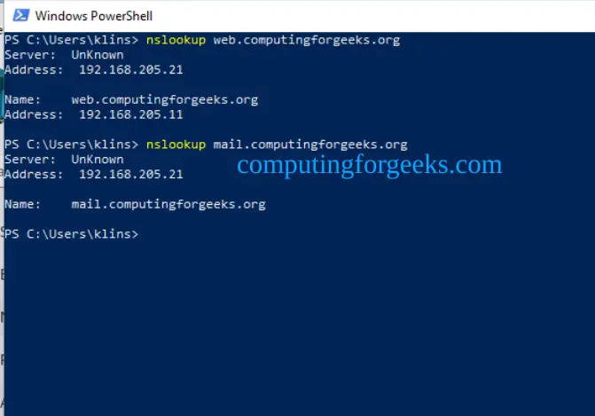 Install and Configure DNS Server on Windows Server 2022 34 Configure DNS Server on Windows Server 2022 30