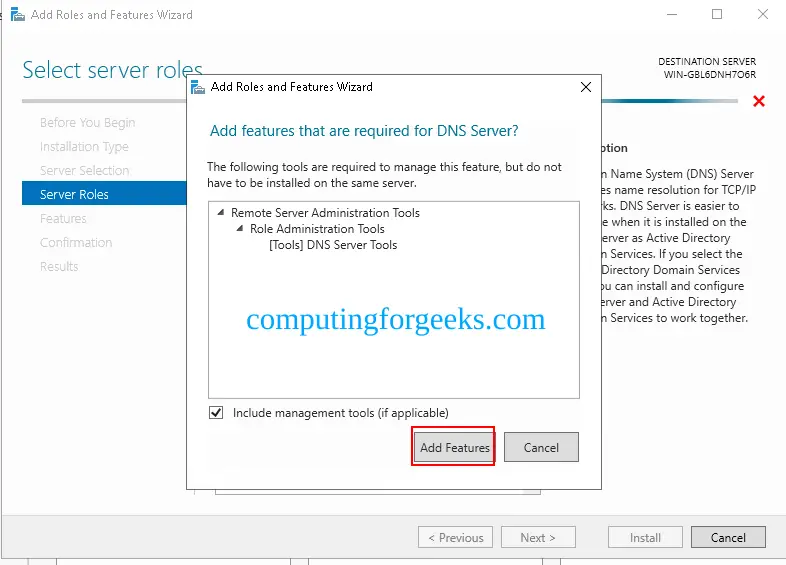 Install and Configure DNS Server on Windows Server 2022 5 Configure DNS Server on Windows Server 2022 4 1