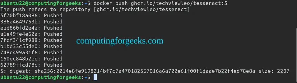 Configure GitHub Container Registry as your Docker Registry 10