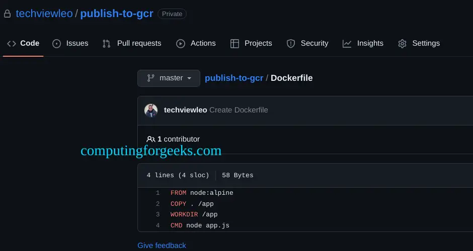 Configure GitHub Container Registry as your Docker Registry 6