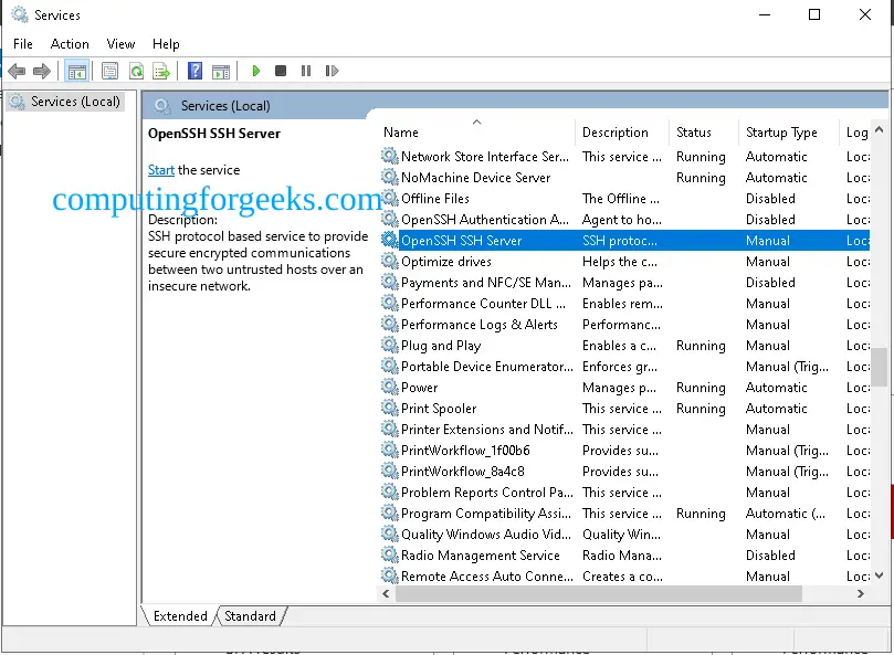 Configure OpenSSH Server on Windows Server 2022 6