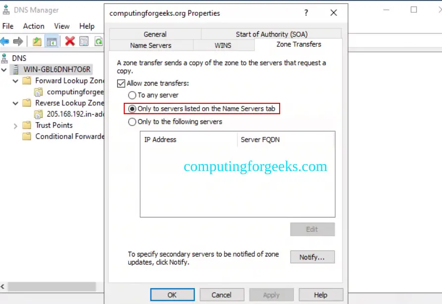 Configure Windows Server 2022 as Secondary DNS Server 10