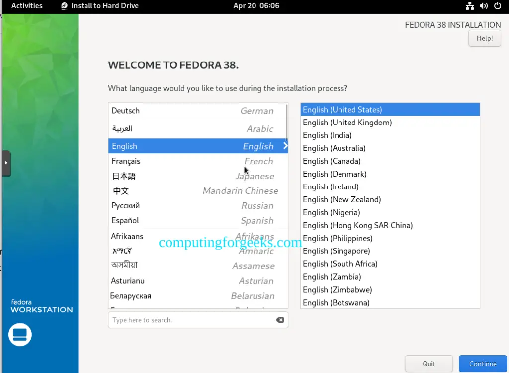 How To Install Fedora 40 – Step by Step with Screenshots 10 Install Fedora 38 – Step by Step with Screenshots 10