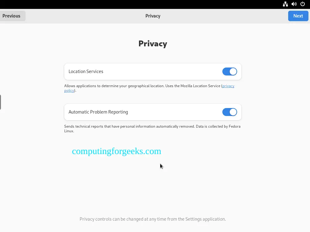 Fedora 39 Released - Steps of Installing it in your computer 6 Install Fedora 38 – Step by Step with Screenshots 18