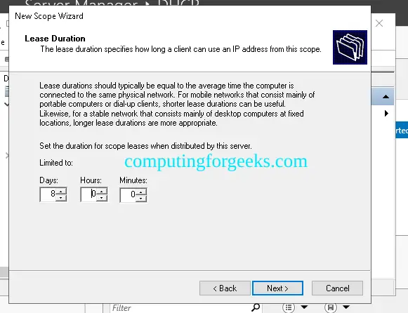 Configure DHCP Server on Windows Server 2022 18 Install and Configure DHCP Server on Windows Server 2022 14