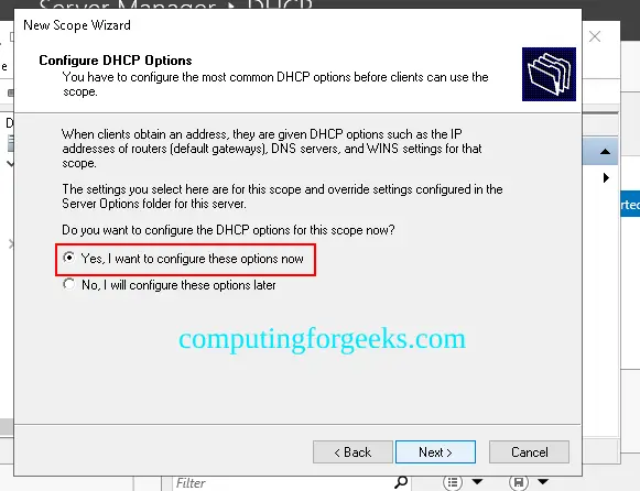 Configure DHCP Server on Windows Server 2022 19 Install and Configure DHCP Server on Windows Server 2022 15