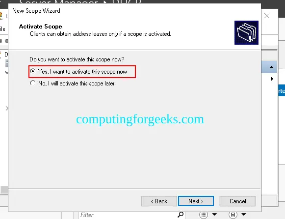 Configure DHCP Server on Windows Server 2022 23 Install and Configure DHCP Server on Windows Server 2022 19