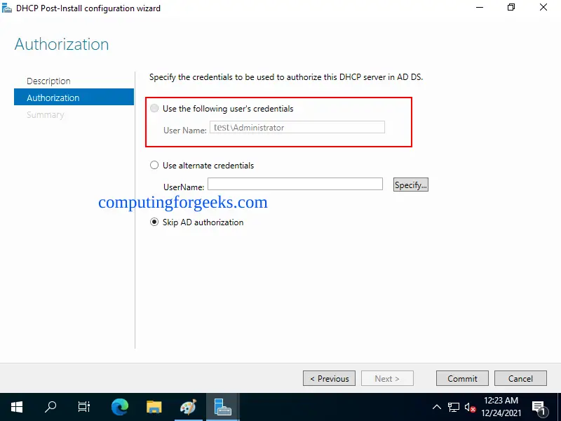 Configure DHCP Server on Windows Server 2022 11 Install and Configure DHCP Server on Windows Server 2022 35