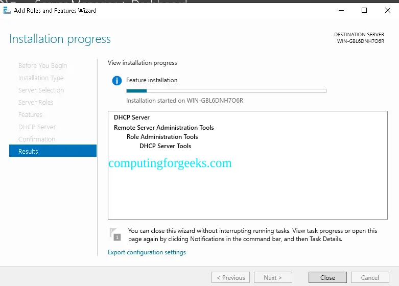 Configure DHCP Server on Windows Server 2022 6 Install and Configure DHCP Server on Windows Server 2022 4