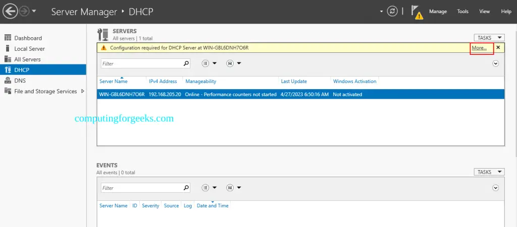 Configure DHCP Server on Windows Server 2022 8 Install and Configure DHCP Server on Windows Server 2022 6