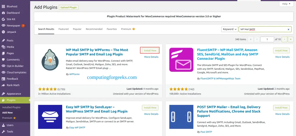 How To Send WordPress Notifications on Email Using Gmail 17 Integrate WordPress With Gmail for emails using WP Mail SMTP 16