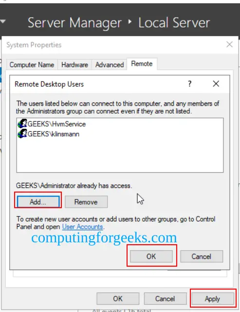 How To Enable Remote Desktop on Windows Server 2022 3 Remote Desktop on Windows Server 2022 2