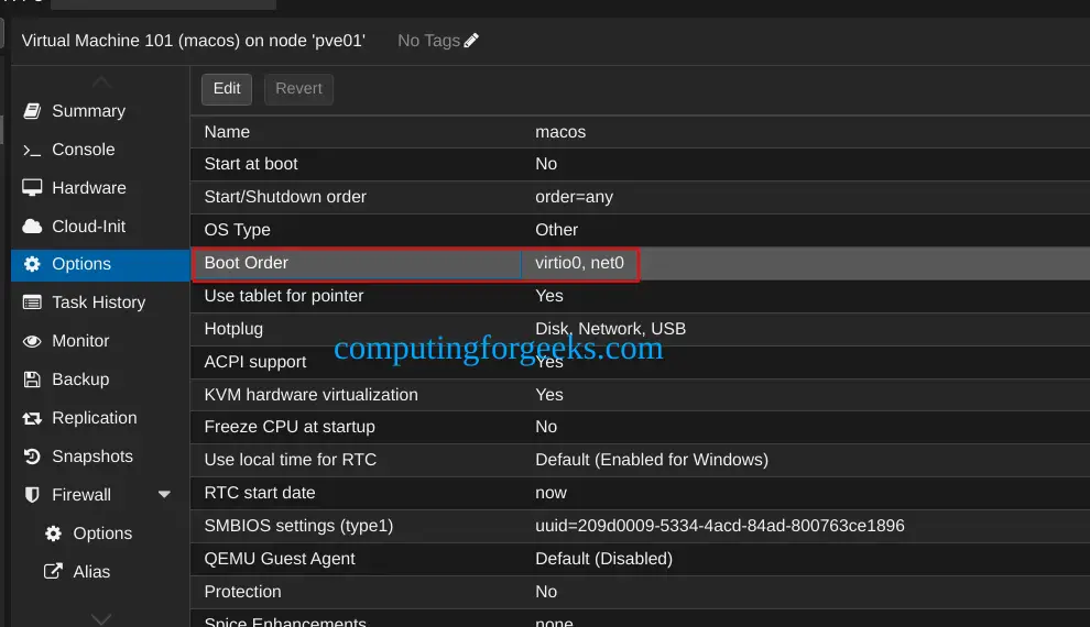 Step by Step Guide For Running macOS on Proxmox VE 33 Run macOS on Proxmox VE 32