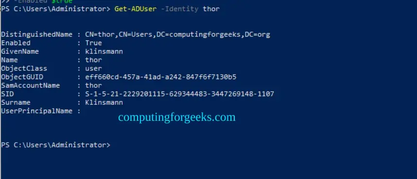 Setup Active Directory Domain Services on Windows Server 2022 using PowerShell 6 Setup Active Directory Domain Services on Windows Server 2022 using PowerShell 4