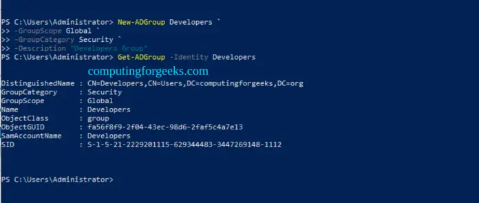 Configure Active Directory Domain Services using PowerShell