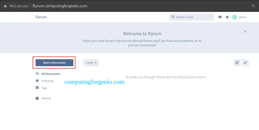 How To Setup Flarum discussion forum on Ubuntu 22.04 2 Setup Flarum discussion forum on Ubuntu 22.04 1