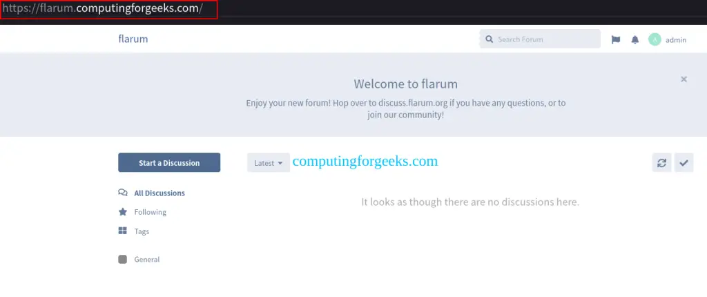 How To Setup Flarum discussion forum on Ubuntu 22.04 3 Setup Flarum discussion forum on Ubuntu 22.04 2
