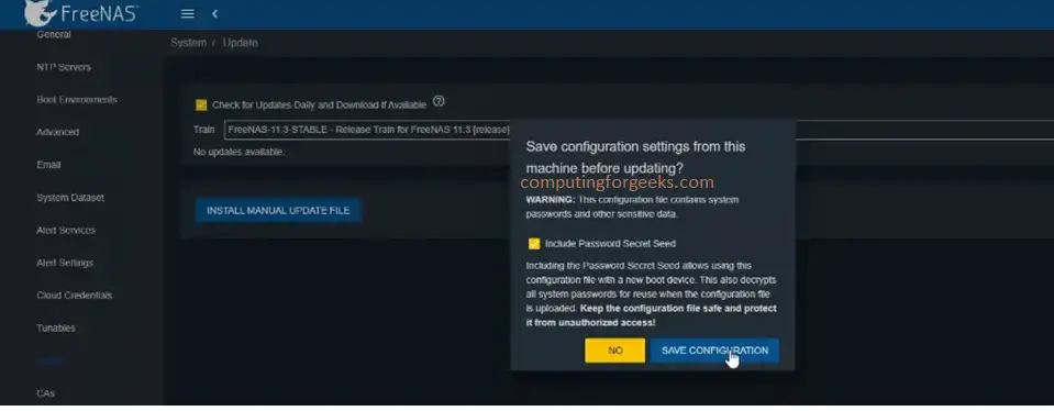 TrueNAS and How to Upgrade from FreeNAS to TrueNAS Core 10 image 24