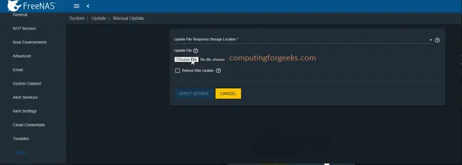 TrueNAS and How to Upgrade from FreeNAS to TrueNAS Core 11 image 26