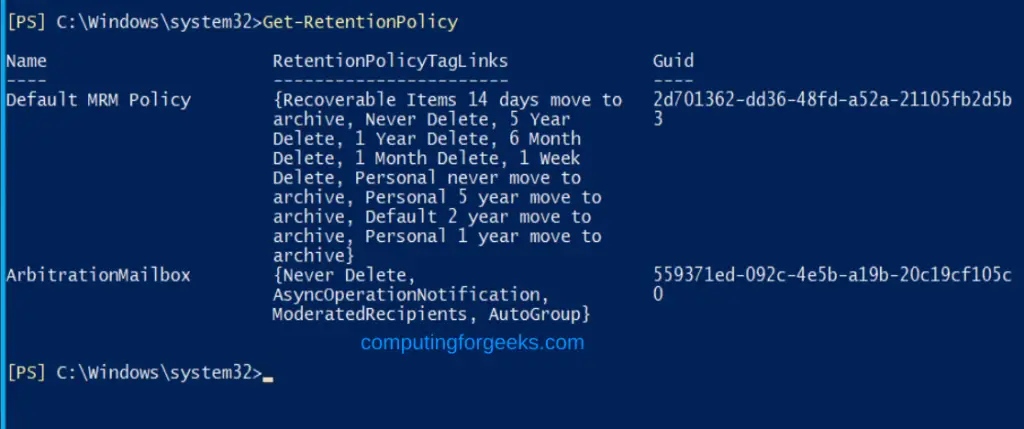 Configure Mailbox Quotas and Archives on Exchange Server 2019 16 Configure Mailbox Quotas Archives and Retention Policies on Exchange Server 2019 16