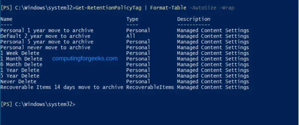 Configure Mailbox Quotas and Archives on Exchange Server 2019 17 Configure Mailbox Quotas Archives and Retention Policies on Exchange Server 2019 17