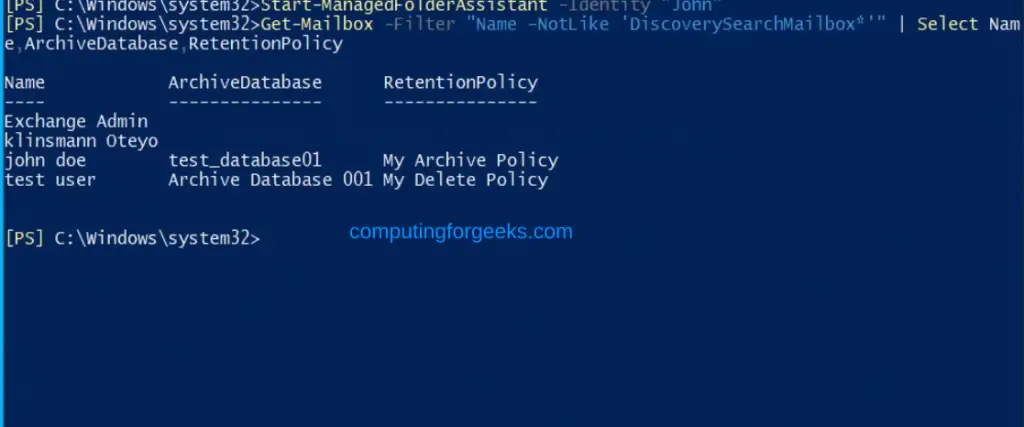 Configure Mailbox Quotas and Archives on Exchange Server 2019 20 Configure Mailbox Quotas Archives and Retention Policies on Exchange Server 2019 20