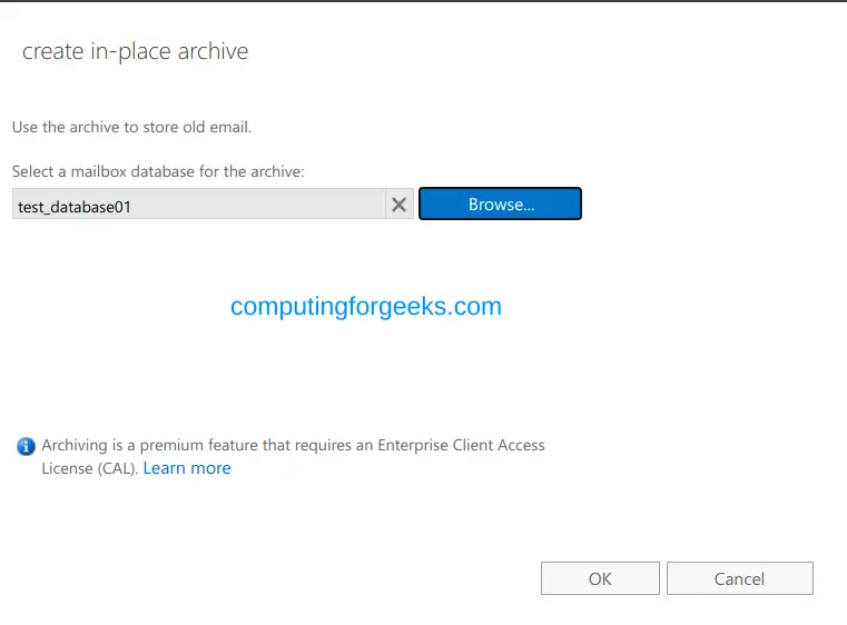 Configure Mailbox Quotas and Archives on Exchange Server 2019 10 Configure Mailbox Quotas Archives and Retention Policies on Exchange Server 2019 9