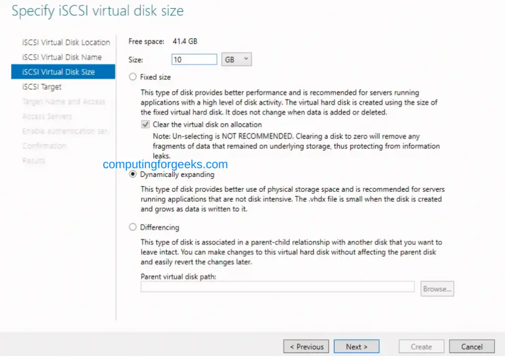Configure iSCSI Target & Initiator on Windows Server 2022 11 Configure iSCSI Target Initiator on Windows Server 2022 12