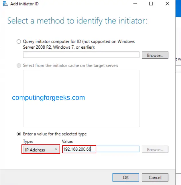 Configure iSCSI Target & Initiator on Windows Server 2022 15 Configure iSCSI Target Initiator on Windows Server 2022 16