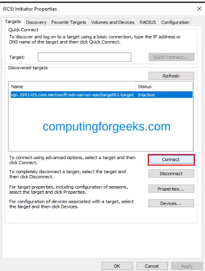 Configure iSCSI Target & Initiator on Windows Server 2022 24 Configure iSCSI Target Initiator on Windows Server 2022 26