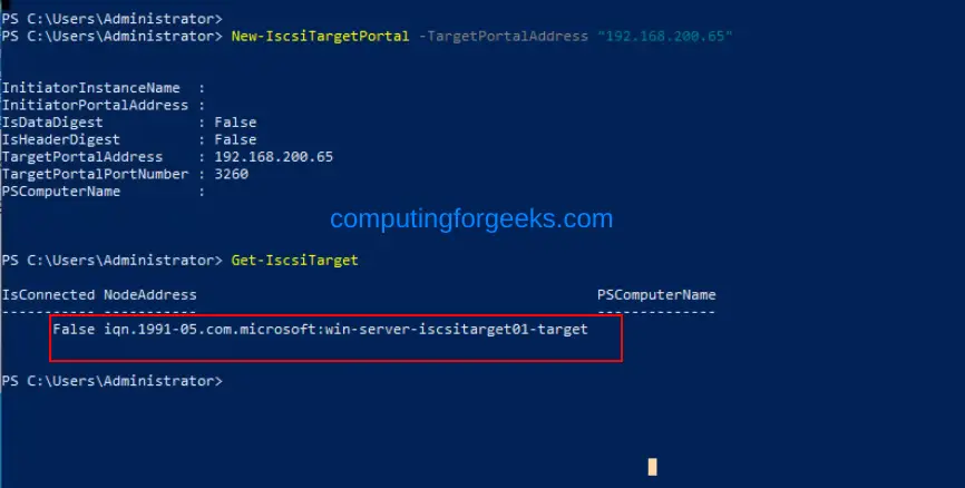 Configure iSCSI Target & Initiator on Windows Server 2022 36 Configure iSCSI Target Initiator on Windows Server 2022 39