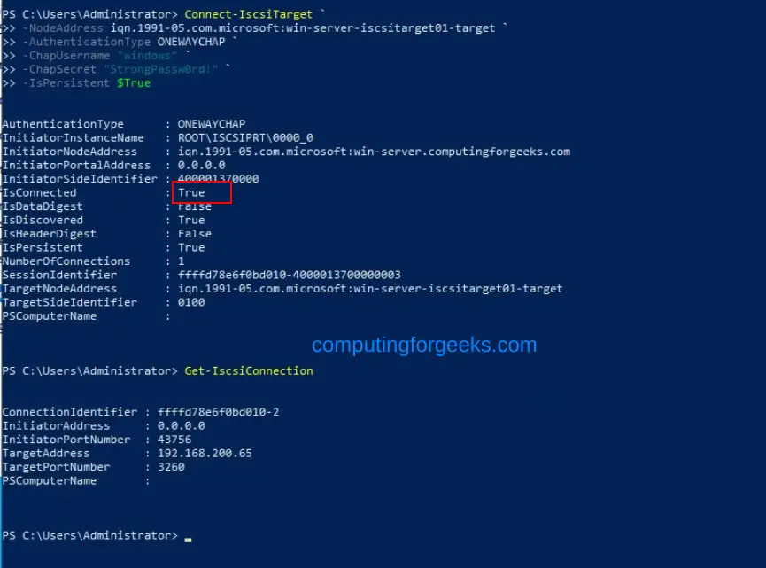 Configure iSCSI Target & Initiator on Windows Server 2022 37 Configure iSCSI Target Initiator on Windows Server 2022 40