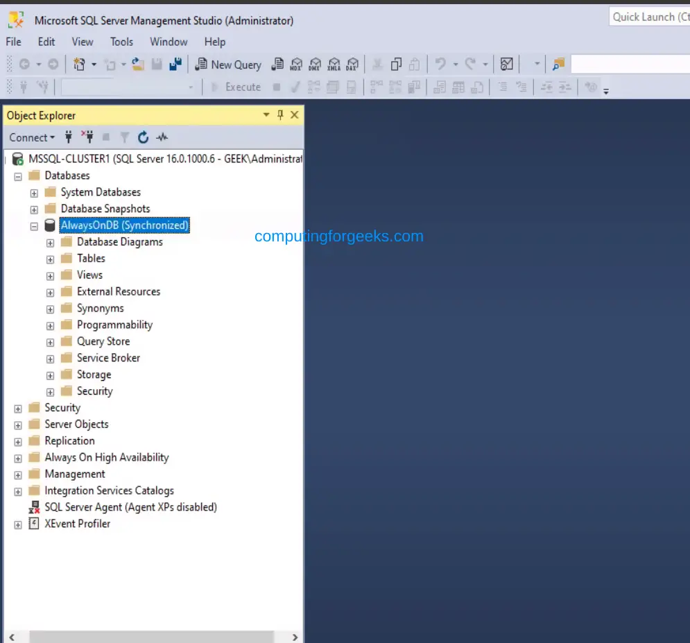 Configuring AlwaysOn Availability Groups in SQL Server 2022 40 Configuring AlwaysOn Availability Groups in SQL Server 2022 45