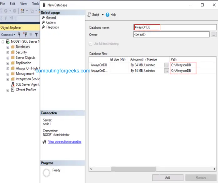 Configuring AlwaysOn Availability Groups in SQL Server 2022