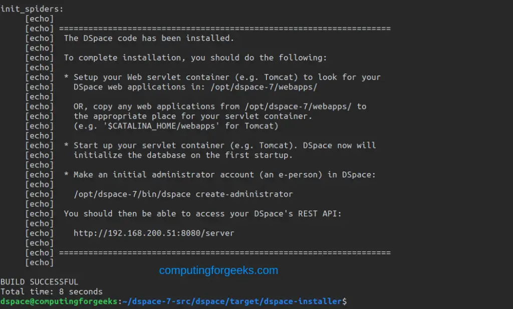 Install DSpace 7 Repository on Ubuntu 20.04|18.04 2 DSpace 7 Repository on Ubuntu 20.0418.04 2