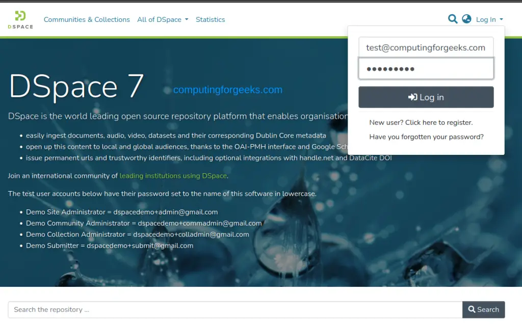 Install DSpace 7 Repository on Ubuntu 20.04|18.04 8 DSpace 7 Repository on Ubuntu 20.0418.04 7