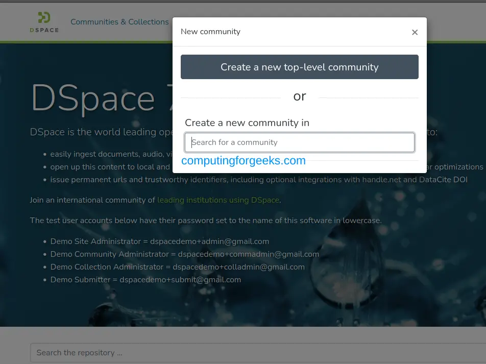 Install DSpace 7 Repository on Ubuntu 20.04|18.04 10 DSpace 7 Repository on Ubuntu 20.0418.04 9