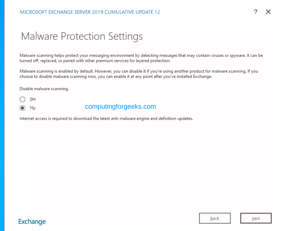 Installing Exchange Server 2019 on Windows Server 2022 19 Exchange Server 2019 on Windows Server 2022 17