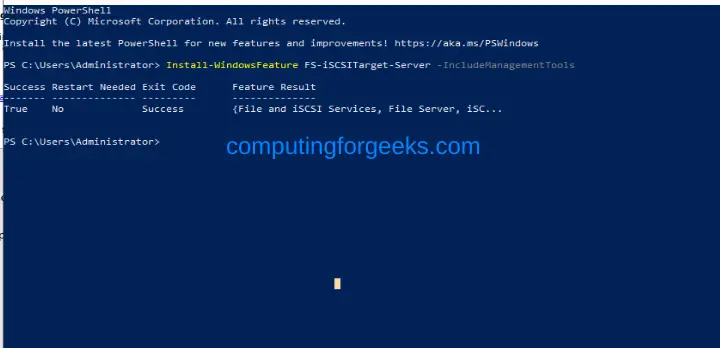 Configure iSCSI Target & Initiator on Windows Server 2022 7 How To Configure iSCSI Target Initiator on Windows Server 2022 5