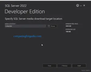 Installing SQL Server 2022 on Windows Server 2022 | ComputingForGeeks