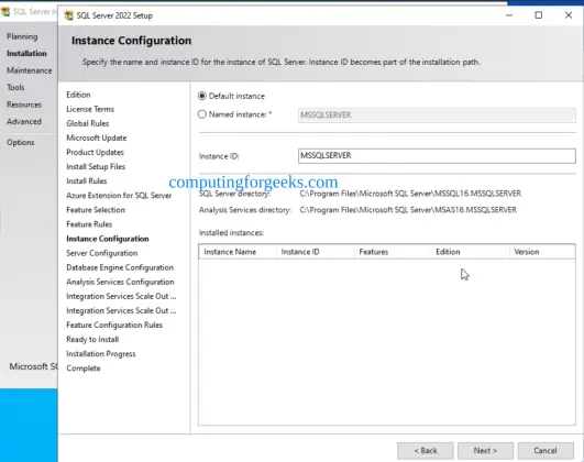 Installing SQL Server 2022 on Windows Server 2022 | ComputingForGeeks