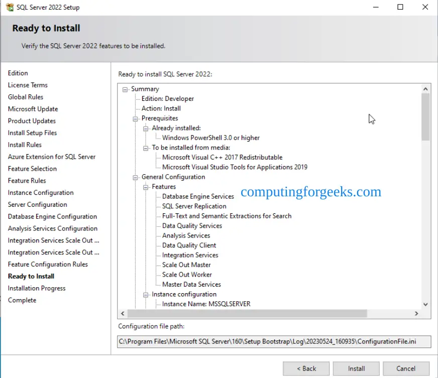 Installing SQL Server 2022 on Windows Server 2022 17 Install and Configure SQL Server 2022 on Windows Server 2022 16