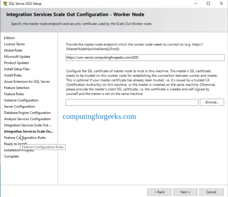 Installing SQL Server 2022 on Windows Server 2022 | ComputingForGeeks