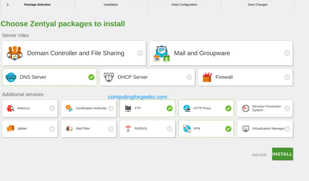 Review and Install of Zentyal Server 7 Development Edition 18 Review and Installation of Zentyal Server 7 Development Edition 21
