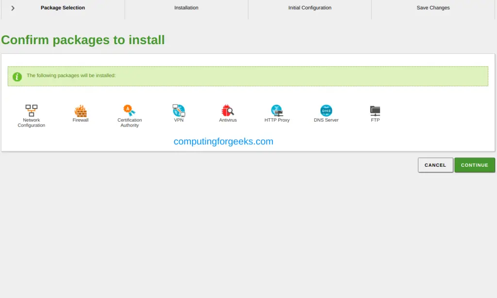 Review and Install of Zentyal Server 7 Development Edition 19 Review and Installation of Zentyal Server 7 Development Edition 22