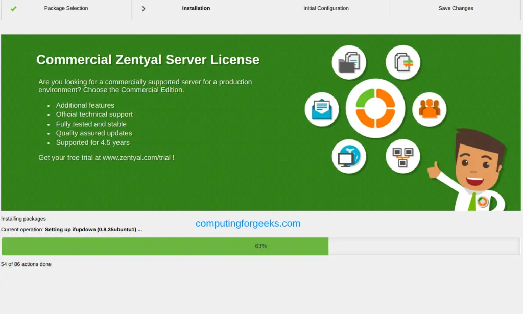 Review and Install of Zentyal Server 7 Development Edition 20 Review and Installation of Zentyal Server 7 Development Edition 23