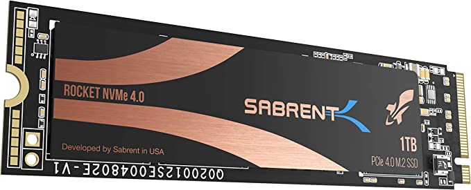 Best PCIe Gen 4 NVMe M.2 Internal SSDs to buy 3 SABRENT 1TB Rocket Nvme PCIe 4.0 M.2 2280 Internal SSD